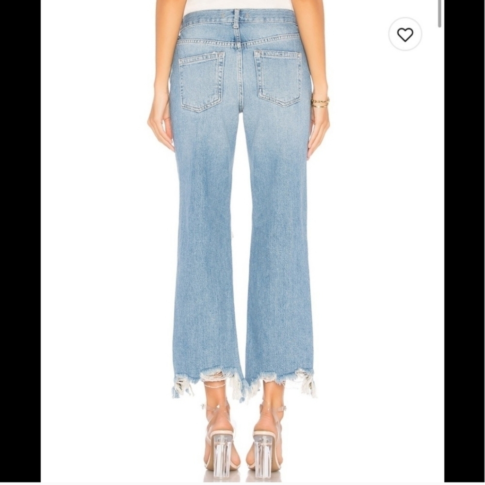 Free People Women's Maggie Mid-Rise Straight Leg Jeans - Picture 4 of 12